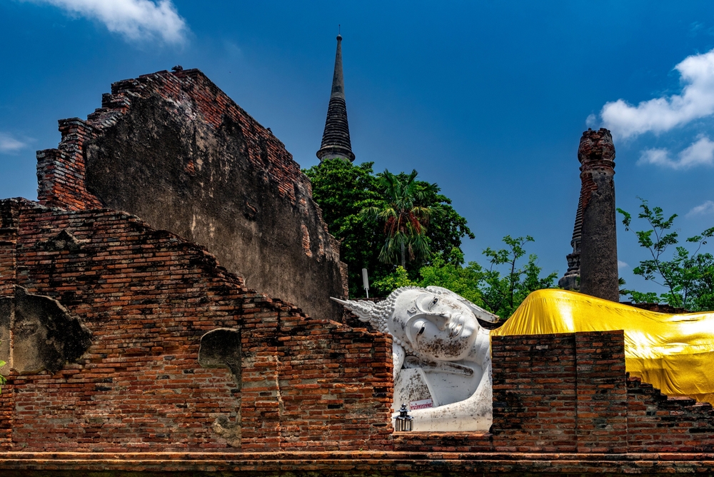Buddyjska świątynia Wat Yai Chai Mongkhon w Ayutthai