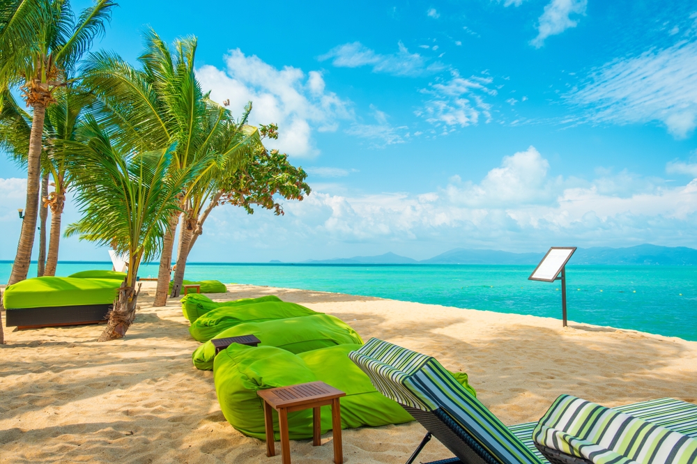 Tropikalna plaża na Koh Samui