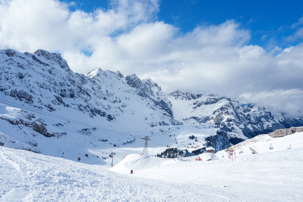 Stok narciarski z wyciągiem w ośrodku Engelberg-Titlis