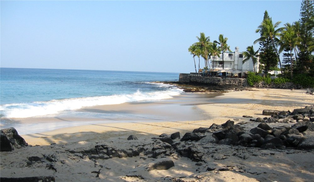 Plaża Magic Sands (Laʻaloa) w Kailua-Kona